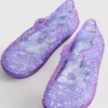 Jelly ballerina's met platte schoenen