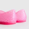 Jelly ballerina's met platte schoenen