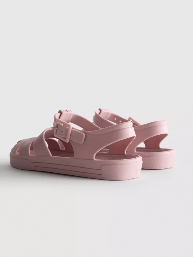 Jelly-sandalen met kooiconstructie