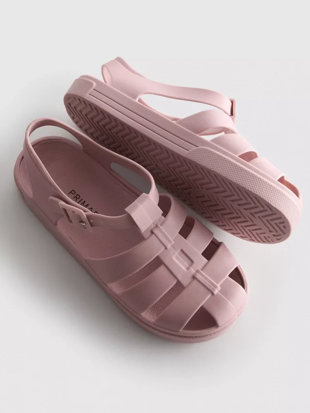 Jelly-sandalen met kooiconstructie