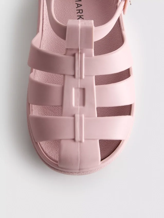 Jelly-sandalen met kooiconstructie