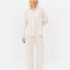 Jersey pyjama's met lange mouwen in boyfriend-stijl