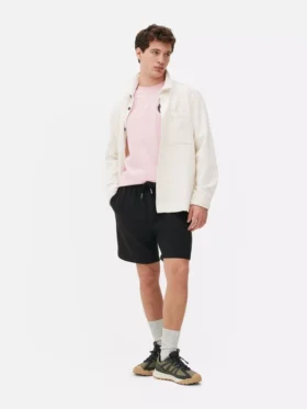 Jersey-short met trekkoord