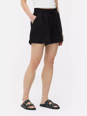 Jersey-short met trekkoord