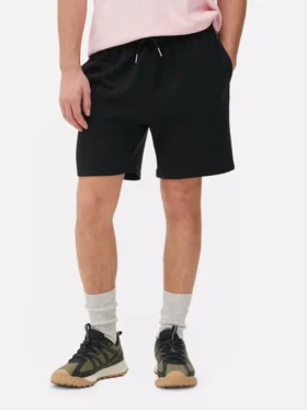Jersey-short met trekkoord