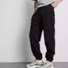 Joggingbroek met elastische tailleband en omgeslagen pijpen