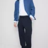 Joggingbroek met elastische tailleband en omgeslagen pijpen