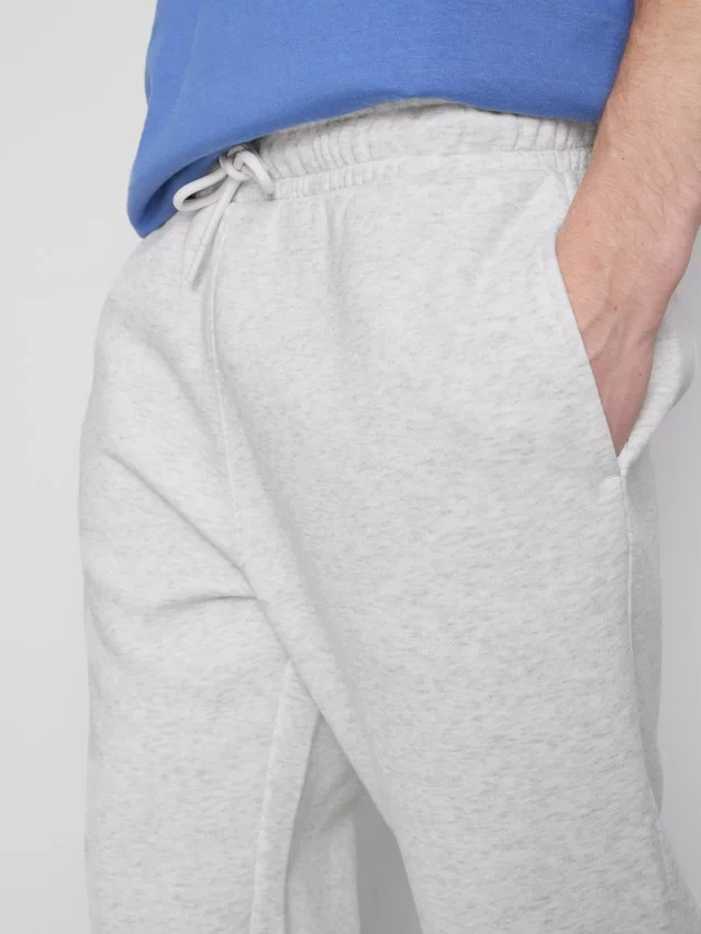 Joggingbroek met elastische tailleband en omgeslagen pijpen