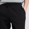 Joggingbroek met elastische tailleband en omgeslagen pijpen