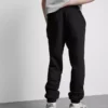 Joggingbroek met elastische tailleband en omgeslagen pijpen
