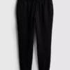 Joggingbroek met elastische tailleband en omgeslagen pijpen