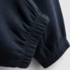 Joggingbroek met elastische tailleband en omgeslagen pijpen