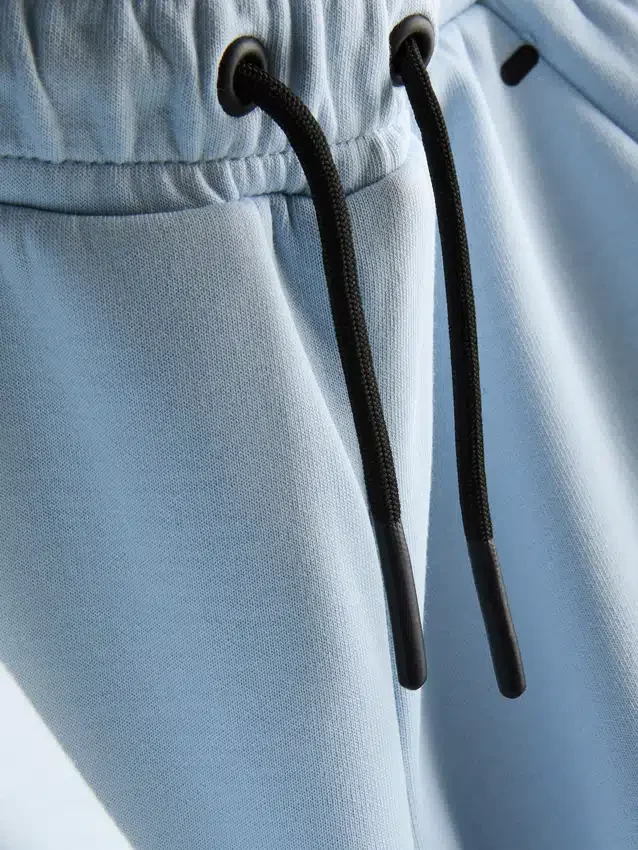 Joggingbroek met gebonden boorden