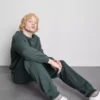 Joggingbroek met omgeslagen boorden