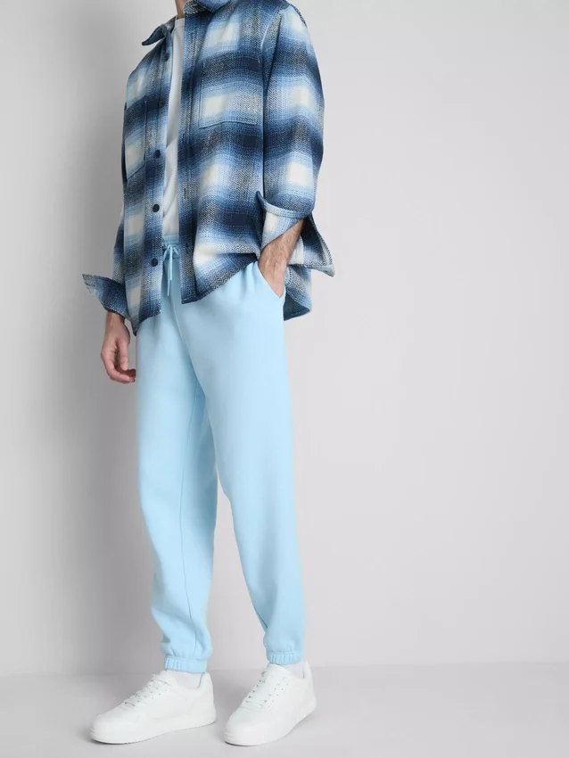 Joggingbroek met omgeslagen boorden
