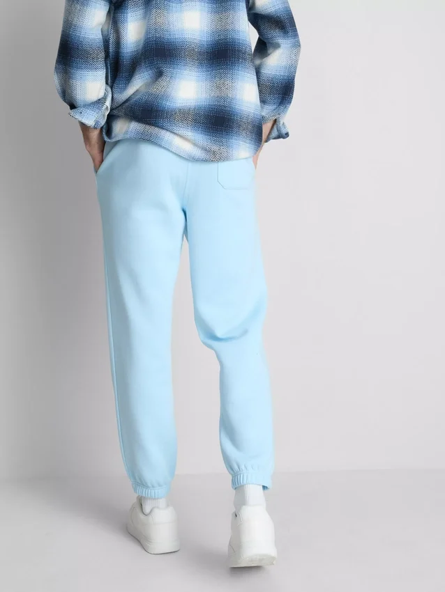 Joggingbroek met omgeslagen boorden