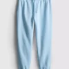 Joggingbroek met omgeslagen boorden