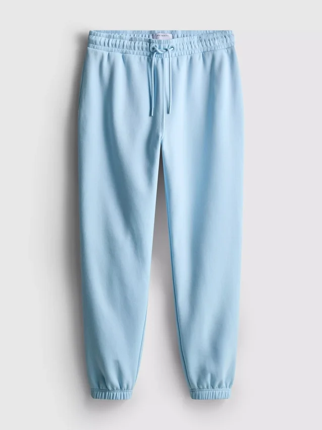 Joggingbroek met omgeslagen boorden