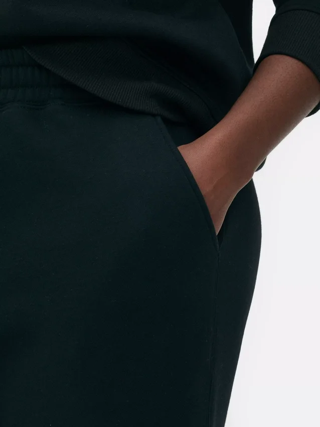Joggingbroek met omgeslagen pijpen en trekkoord
