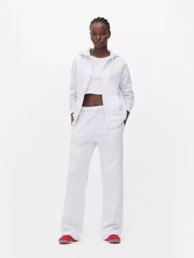Joggingbroek met rechte pijpen