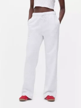 Joggingbroek met rechte pijpen