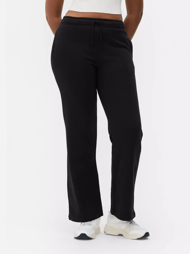Joggingbroek met rechte pijpen