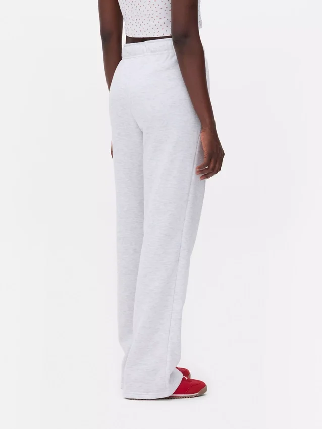 Joggingbroek met rechte pijpen