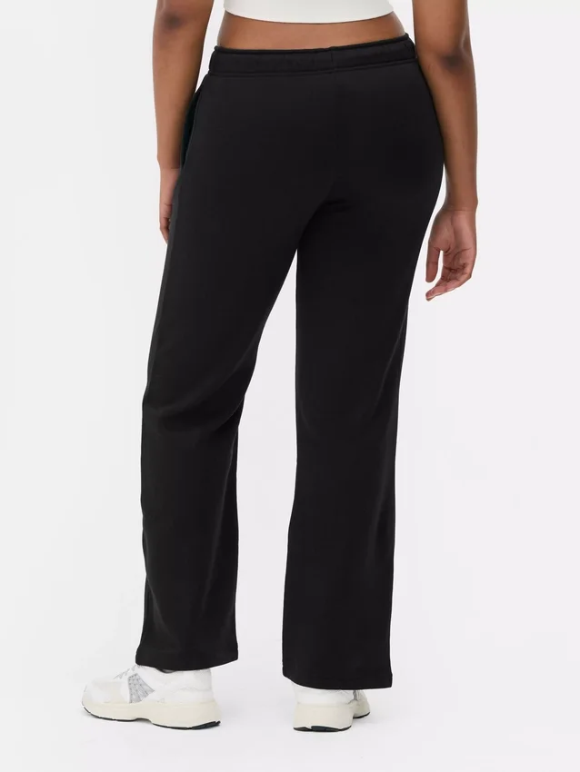 Joggingbroek met rechte pijpen