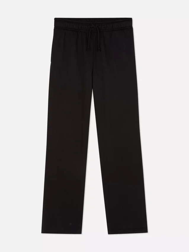 Joggingbroek met rechte pijpen