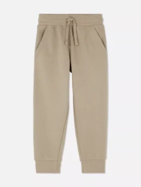 Joggingbroek met trekkoord en omgeslagen pijpen