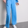 Joggingbroeken met rechte pijpen van katoenmix