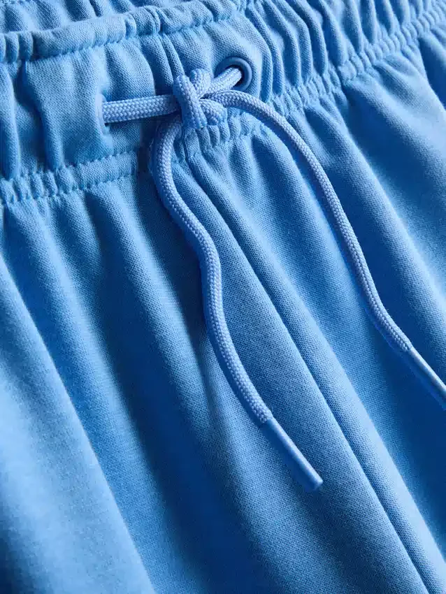 Joggingbroeken met rechte pijpen van katoenmix