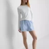 Joggingbroeken van katoenen denim
