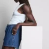 Joggingbroeken van katoenen denim