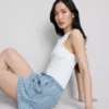 Joggingbroeken van katoenen denim