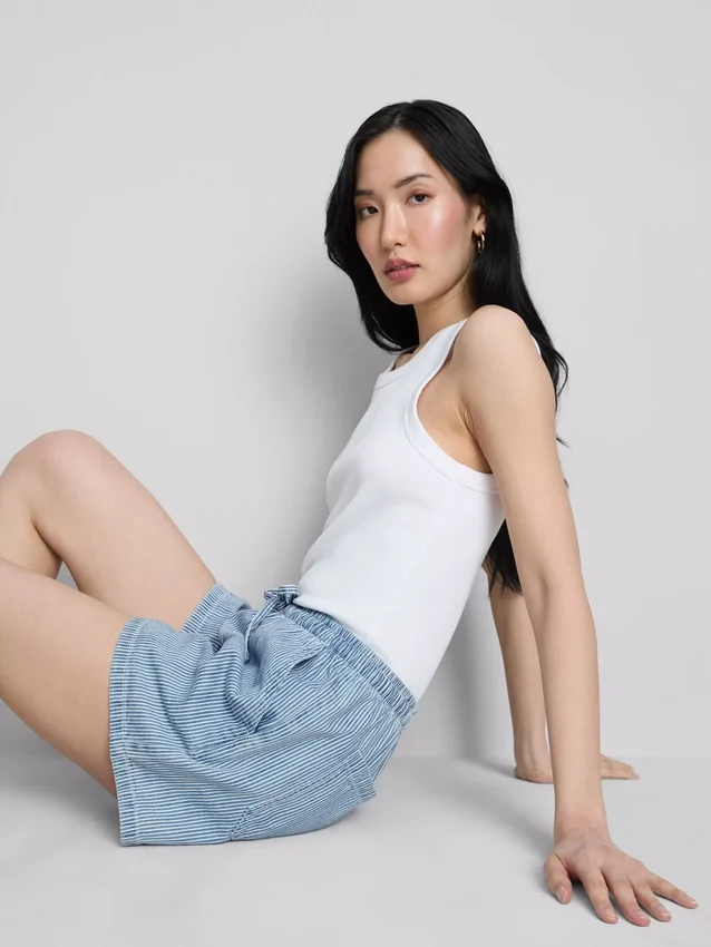 Joggingbroeken van katoenen denim