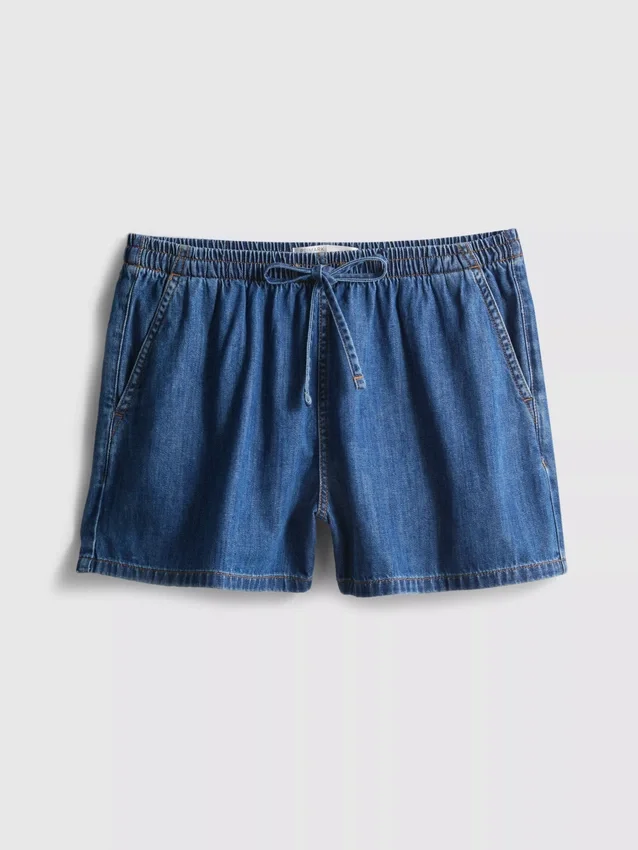 Joggingbroeken van katoenen denim