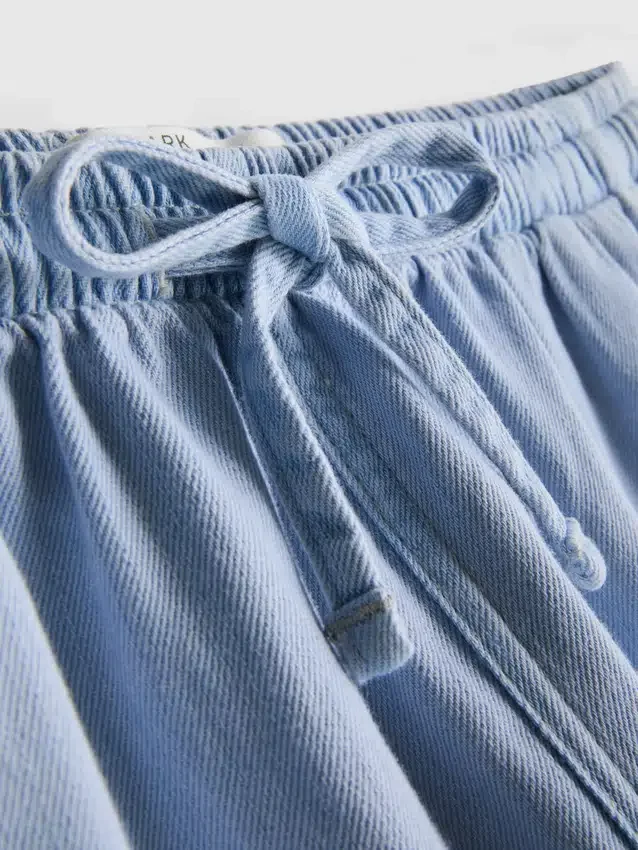 Joggingbroeken van katoenen denim