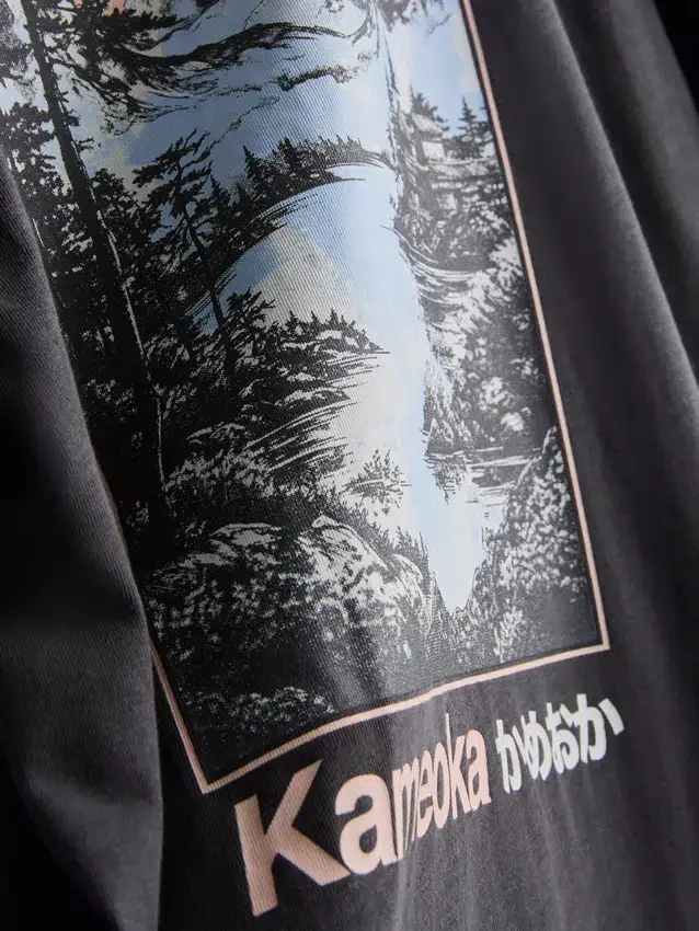 Kameoka T-shirt met print