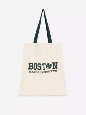 Katoenen city-tote met print