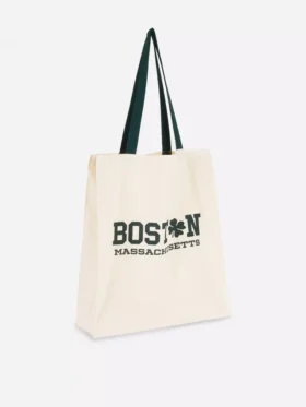 Katoenen city-tote met print