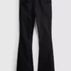 Katoenen denim flared jeans met middelhoge taille