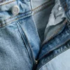 Katoenen denim flared jeans met middelhoge taille
