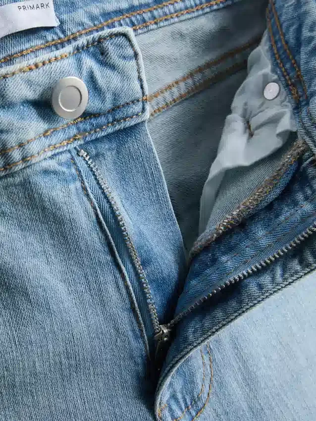 Katoenen denim flared jeans met middelhoge taille