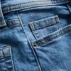 Katoenen denim flared jeans met middelhoge taille