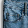 Katoenen denim flared jeans met middelhoge taille