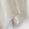 Katoenen denim jeans met middelhoge taille en wijde pijpen