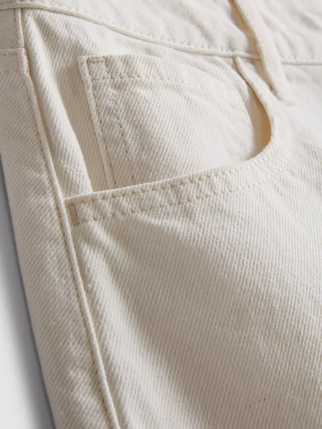 Katoenen denim minirok