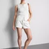 Katoenen denim minishorts