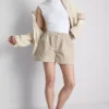 Katoenen denim utility-Shorts